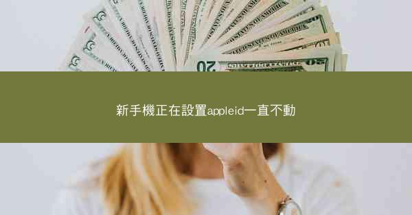 新手機正在設置appleid一直不動