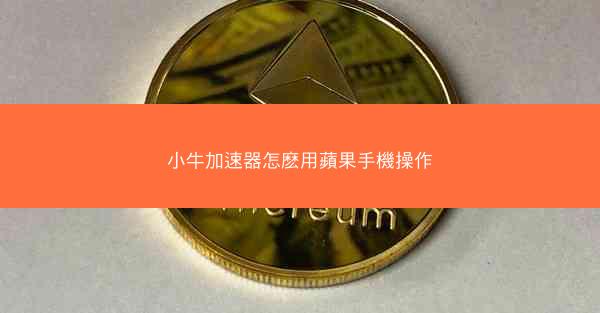 小牛加速器怎麽用蘋果手機操作
